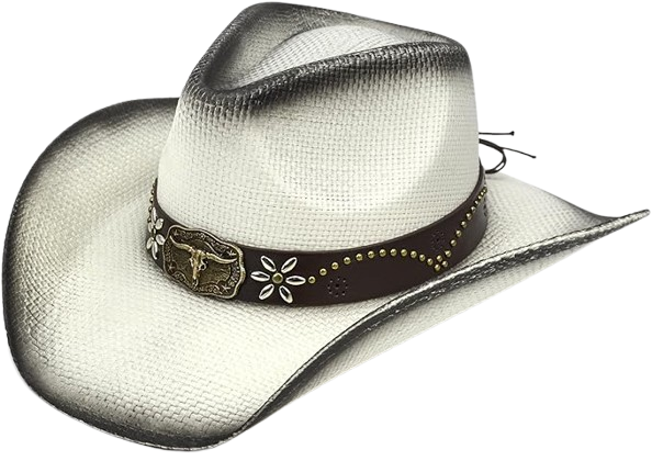 Western Sun Hat for Country Concert, Rodeo and Cowgirl